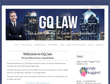 Tablet Screenshot of gqlaw.com